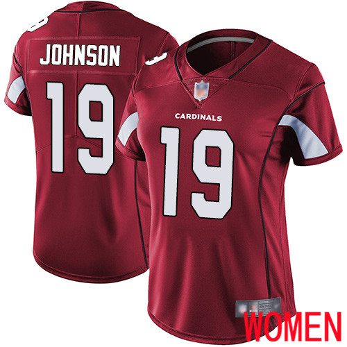Arizona Cardinals Limited Red Women KeeSean Johnson Home Jersey NFL Football #19 Vapor Untouchable